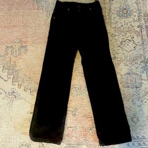 Wrangler black bootcut jeans boys 10 slim